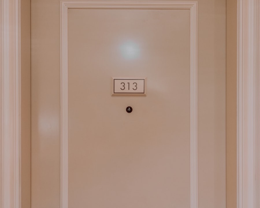 A simple framed sign on a wall in a home